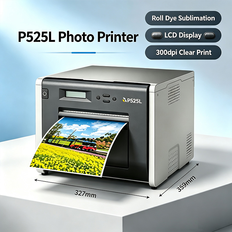 Commercial Photo Printer - HiTi P525L Sublimations-Fotodrucker mit LCD-Display, einfache
