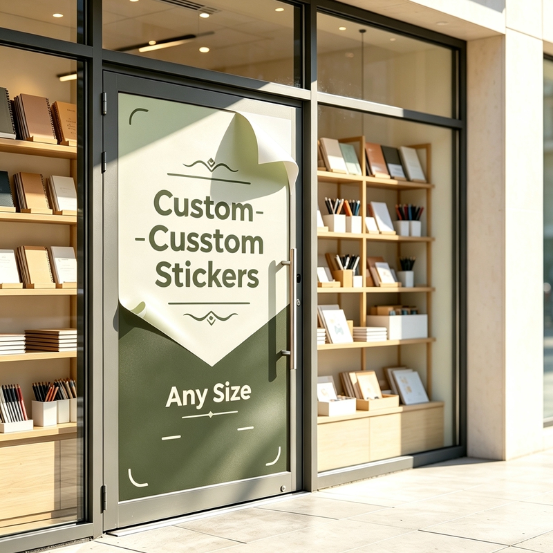 Commercial Printing And Graphics - Maßgefertigte 100cm-Aufkleber in jeder Größe, Markengrafik-Aufkleber