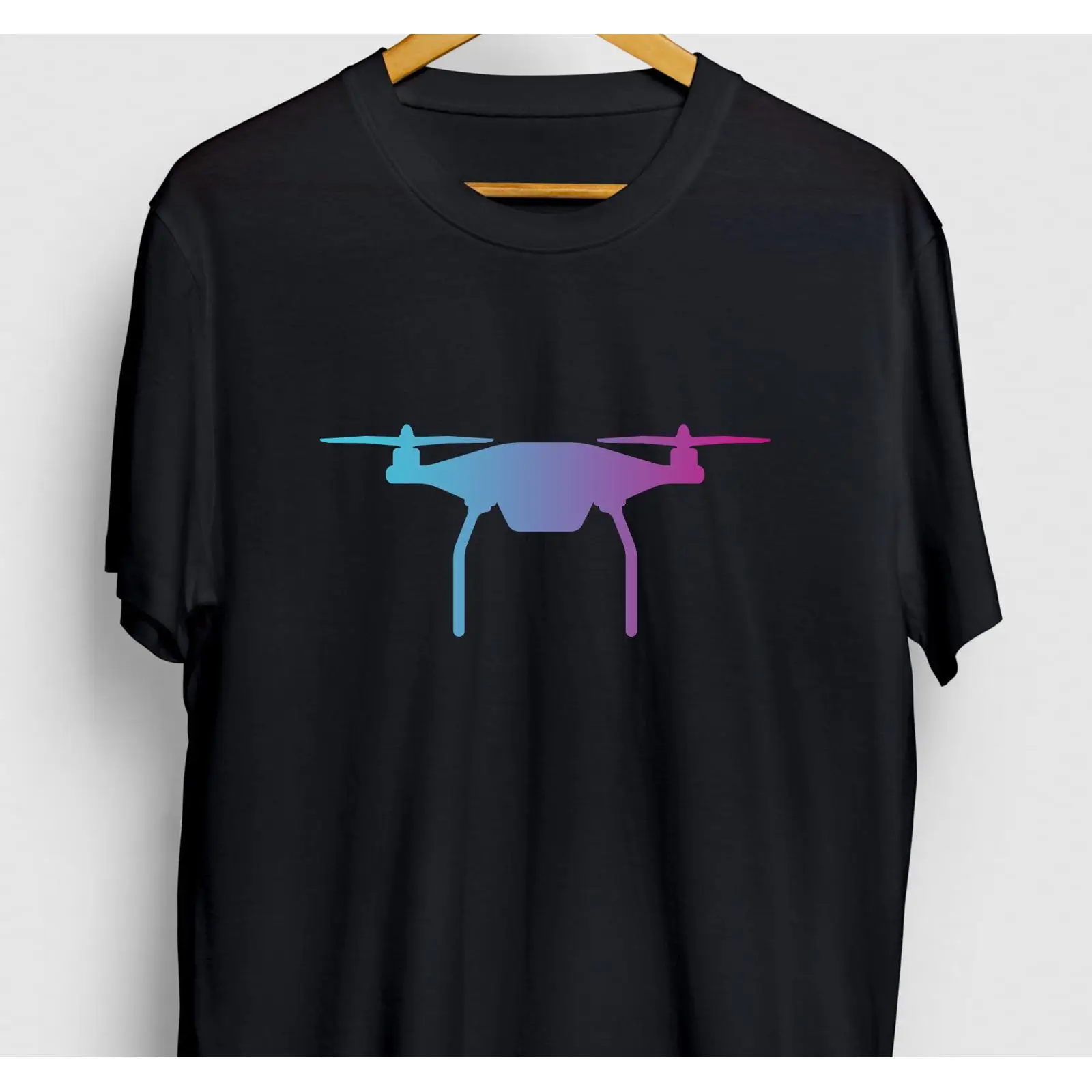 Commercial Printing And Graphics - Commercial Drone Funny Pilot T-Shirt Vaporvawe