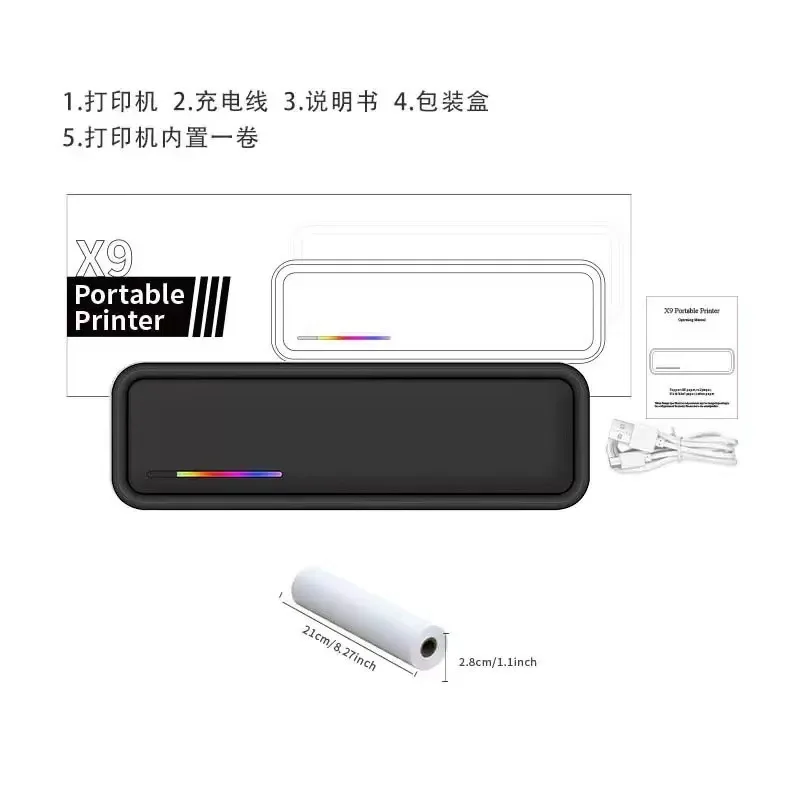 Bestseller X9 Tragbarer Tinten – Commercial Photo Printer Bewertung und Preis