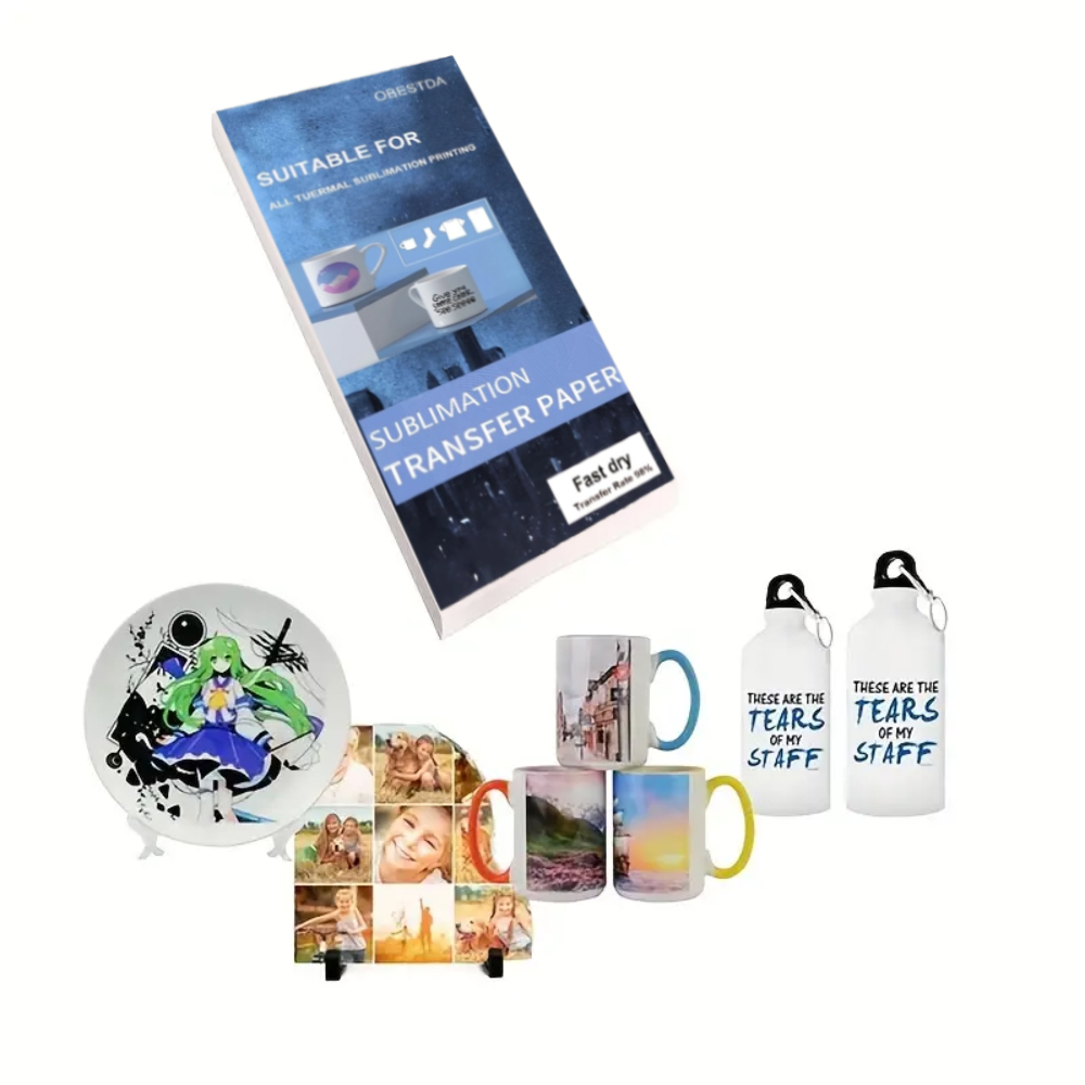 100 Blatt Sublimations-Wärmeüb – White Toner Transfer Paper Bewertung und Preis